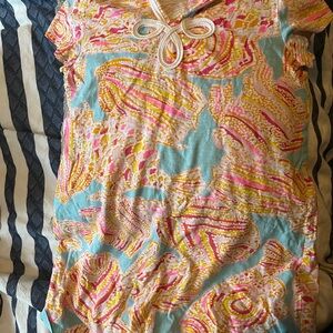 Lilly Pulitzer Kids Casual Dress - Pink, Yellow, Blue